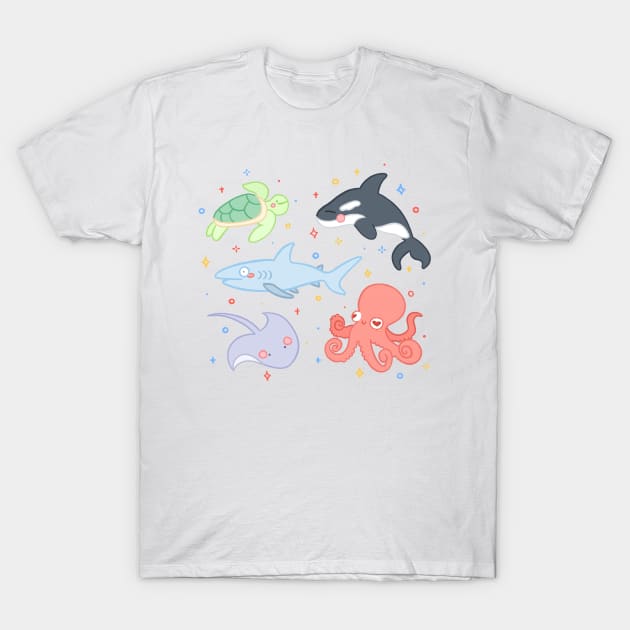 Funky Sea Pals! T-Shirt by Chubbit